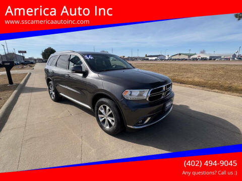 2016 Dodge Durango for sale at America Auto Inc in South Sioux City NE