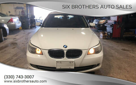 2008 BMW 5 Series for sale at Six Brothers Mega Lot in Youngstown OH