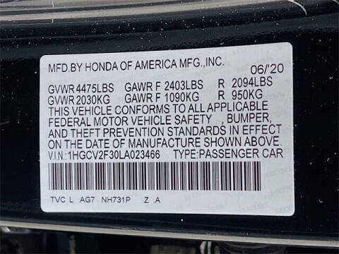 2020 Honda Accord Sport