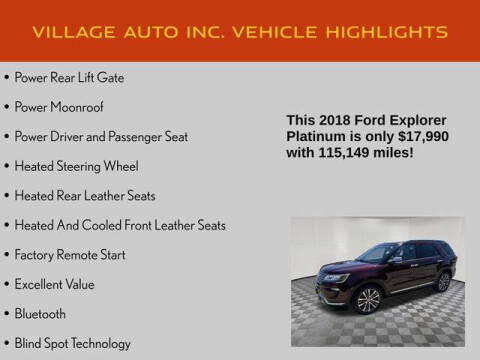 2018 Ford Explorer Platinum
