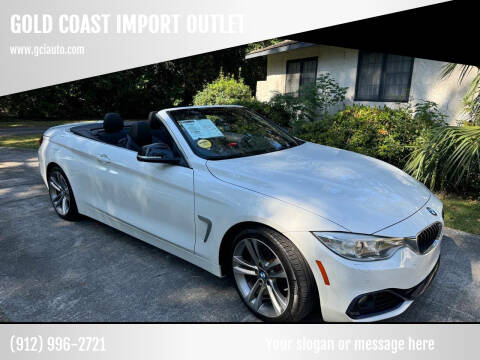 2014 BMW 4 Series for sale at GOLD COAST IMPORT OUTLET in Saint Simons Island GA