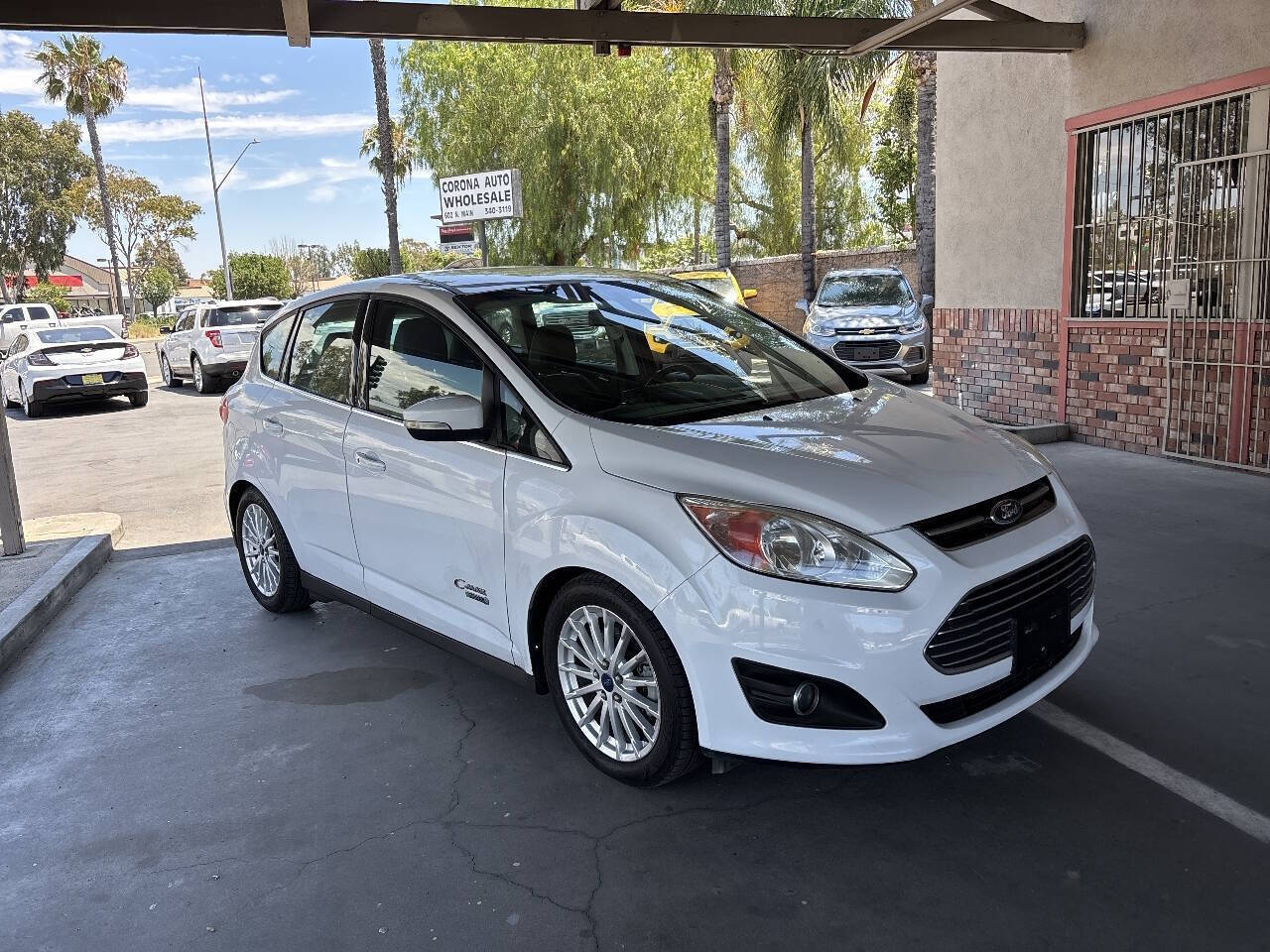 Oxford White 2015 Ford C-Max Energi SEL FWD Wagon Front-Wheel Drive Continuously Variable Transmission
