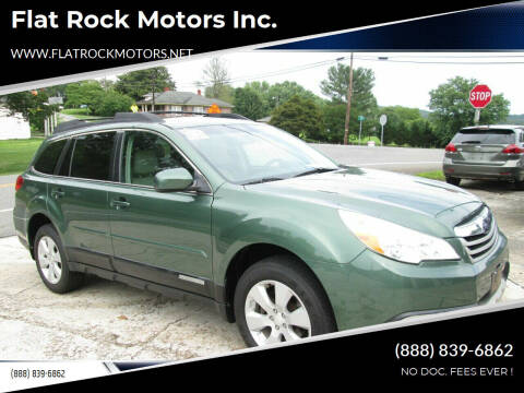 2011 Subaru Outback for sale at Flat Rock Motors inc. in Mount Airy NC