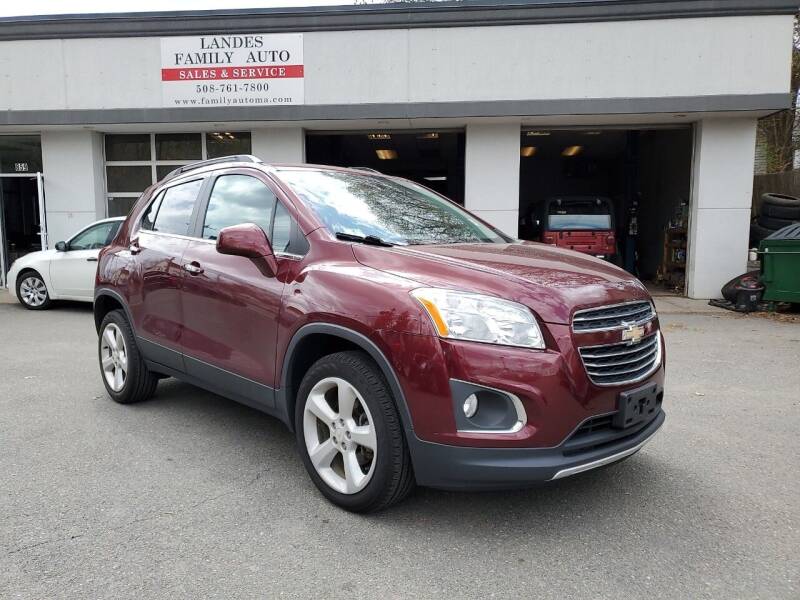 2016 Chevrolet Trax for sale at Landes Family Auto Sales in Attleboro MA