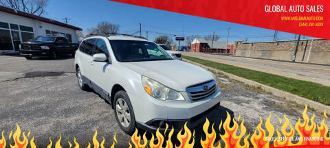2011 Subaru Outback for sale at Global Auto Sales in Hazel Park MI