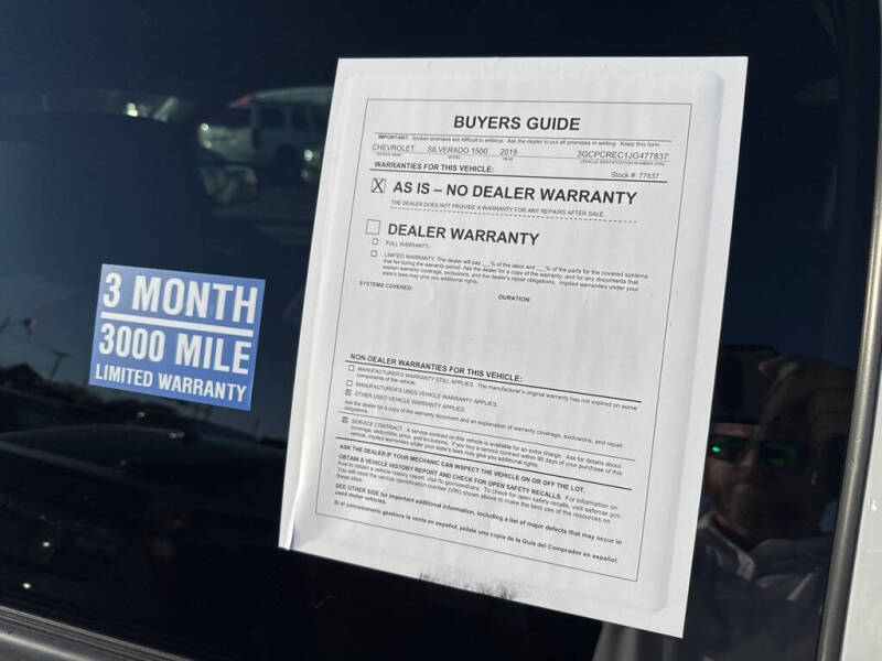 2018 Chevrolet Silverado 1500