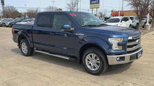 Used 2016 Ford F-150 Lariat with VIN 1FTEW1EF6GKE94192 for sale in Waterloo, IA