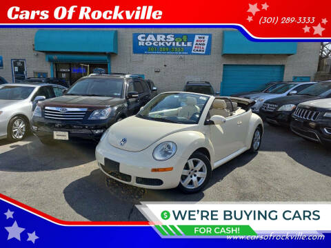 2007 Volkswagen New Beetle Convertible for sale at Cars Of Rockville in Rockville MD