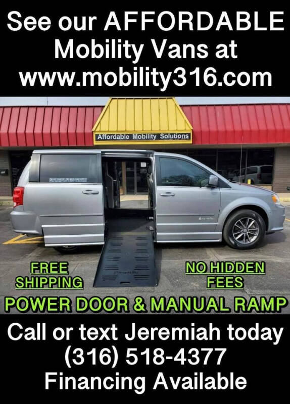 2017 Dodge Grand Caravan for sale at Affordable Mobility Solutions, LLC - Mobility/Wheelchair Accessible Inventory-Wichita in Wichita KS