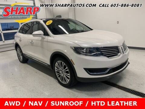 2017 Lincoln MKX for sale at Sharp Automotive in Watertown SD