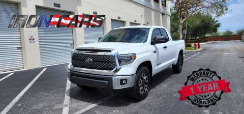 2018 Toyota Tundra for sale at IRON CARS in Hollywood FL