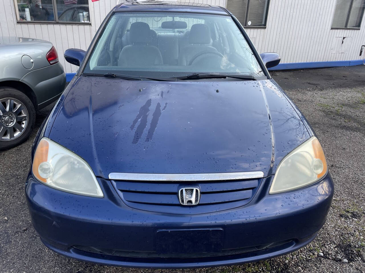 Blue 2001 Honda Civic EX EX 4dr Sedan 2