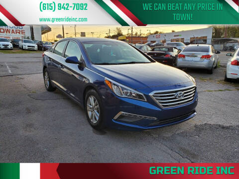 2015 Hyundai Sonata for sale at Green Ride Inc in Nashville TN