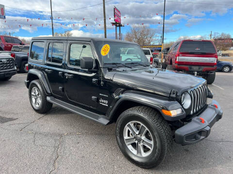 2021 Jeep Wrangler Unlimited for sale at Lion's Auto INC in Denver CO