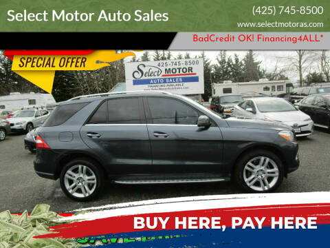 2013 Mercedes-Benz M-Class for sale at Select Motor Auto Sales in Lynnwood WA