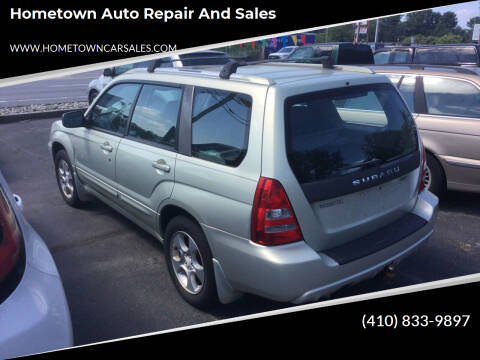 2005 Subaru Forester for sale at Hometown Auto Repair and Sales in Finksburg MD
