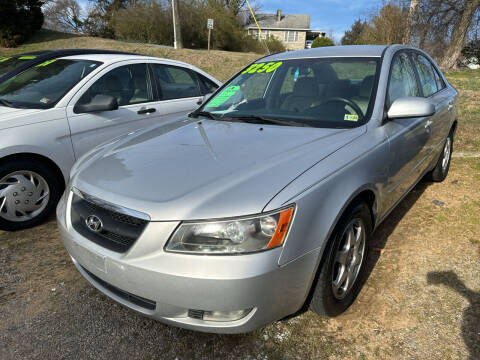 2006 Hyundai Sonata for sale at Motley's Auto World in Danville VA