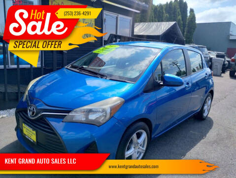 2015 Toyota Yaris for sale at KENT GRAND AUTO SALES LLC in Kent WA