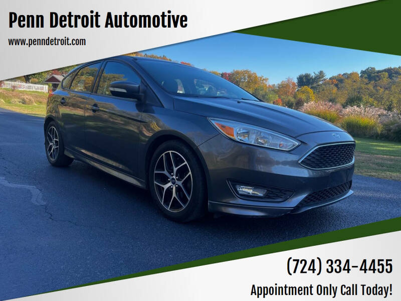 2016 Ford Focus for sale at Penn Detroit Automotive in New Kensington PA