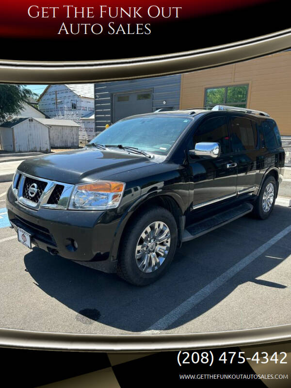 2015 Nissan Armada for sale at Get The Funk Out Auto Sales in Nampa ID