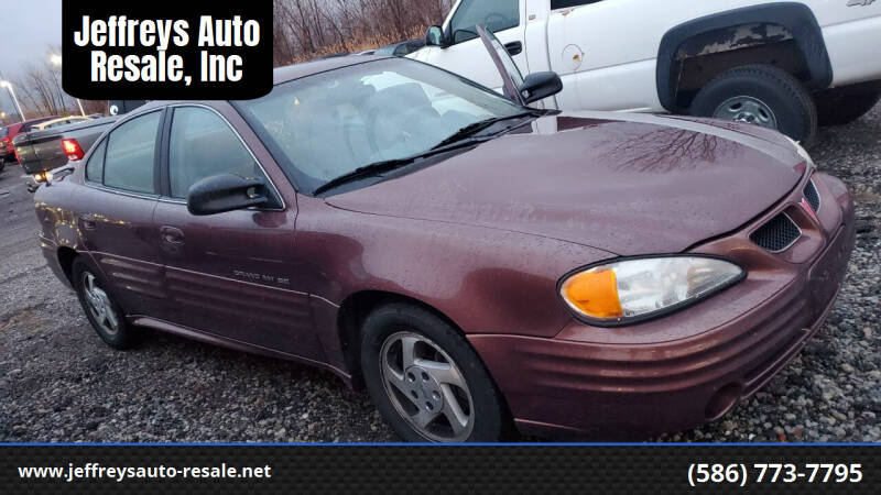 1999 Pontiac Grand Am for sale at Jeffreys Auto Resale, Inc in Clinton Township MI