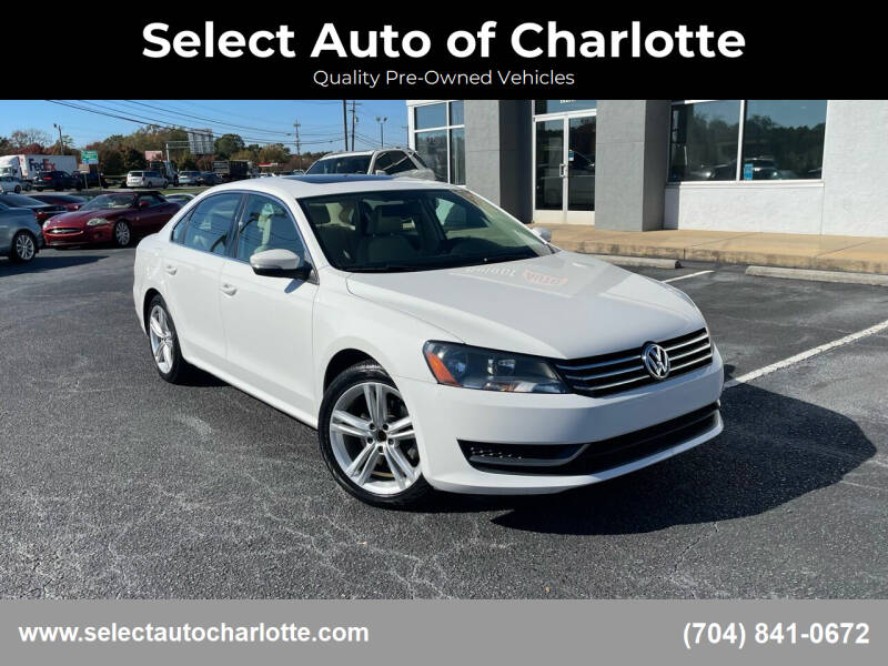2014 Volkswagen Passat for sale at Select Auto of Charlotte in Matthews NC
