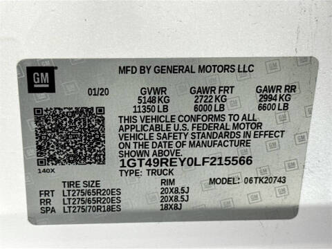 2020 GMC Sierra 2500HD