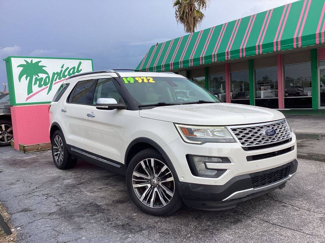 2017 Ford Explorer for sale at Tropical Auto Sales in North Palm Beach, FL