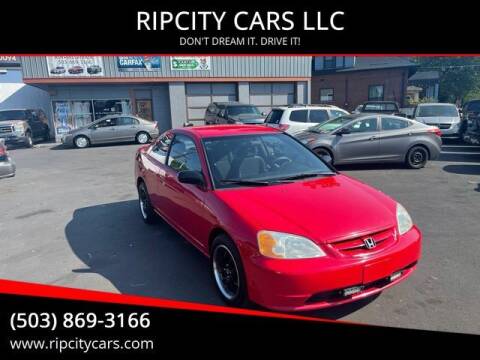 2003 Honda Civic for sale at RIPCITY CARS LLC in Portland OR