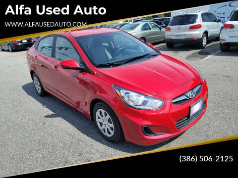 2012 Hyundai Accent for sale at Alfa Used Auto in Holly Hill FL