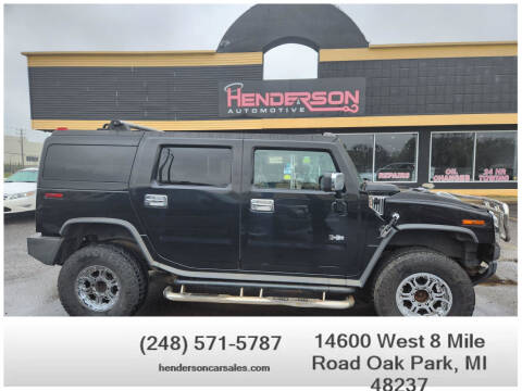 2005 HUMMER H2 for sale at Henderson Automotive, LLC in Oak Park MI