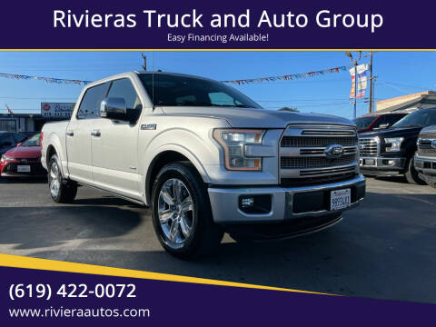 2015 Ford F-150 for sale at Rivieras Truck and Auto Group in Chula Vista CA