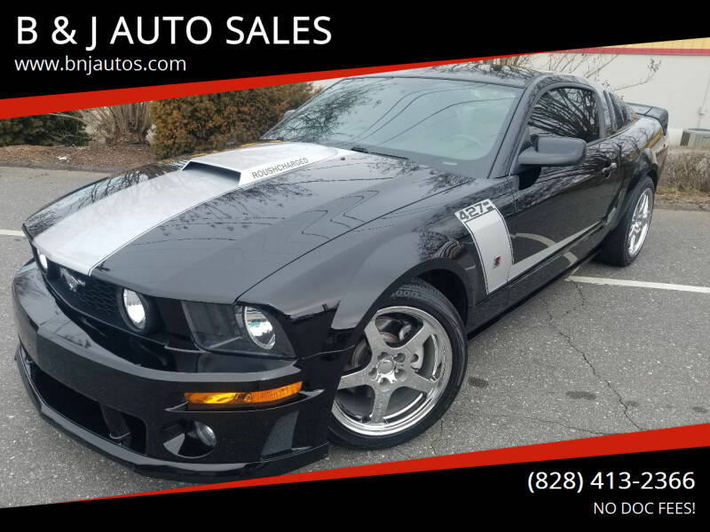 2007 Ford Mustang for sale at B & J AUTO SALES in Morganton NC