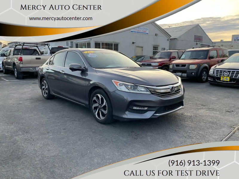 2016 Honda Accord for sale at Mercy Auto Center in Sacramento CA