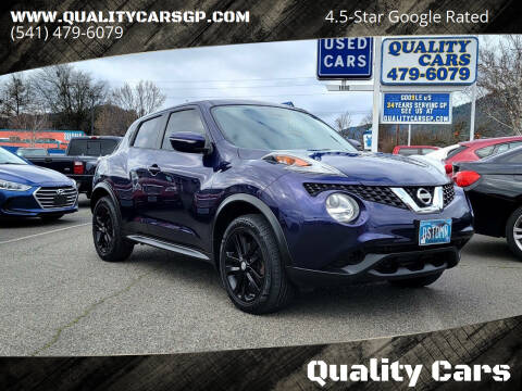 2015 Nissan JUKE for sale at Quality Cars in Grants Pass OR