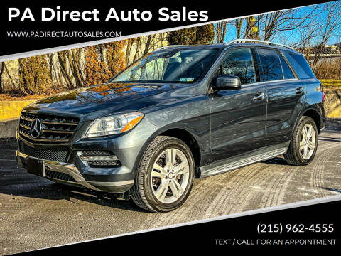 2014 Mercedes-Benz M-Class for sale at PA Direct Auto Sales in Levittown PA