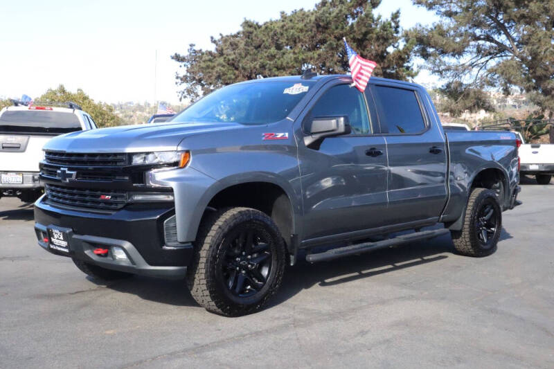 Used 2021 Chevrolet Silverado 1500 LT Trail Boss with VIN 1GCPYFED3MZ112427 for sale in San Diego, CA