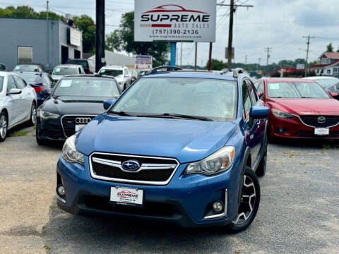 2016 Subaru Crosstrek for sale at Supreme Auto Sales in Chesapeake VA