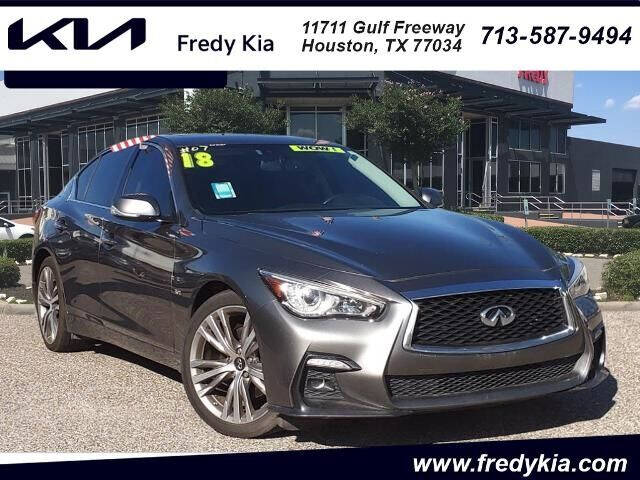 2018 Infiniti Q50 for sale at Fredy's Auto Connection Houston in Houston TX