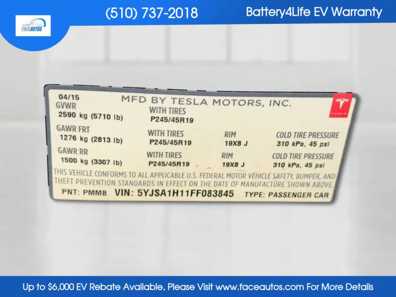 2015 Tesla Model S 85