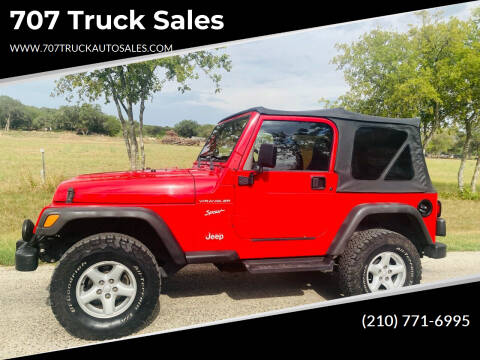 2002 Jeep Wrangler for sale at BRACKEN MOTORS in San Antonio TX