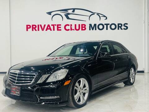 2013 Mercedes-Benz E-Class for sale at Private Club Motors in Houston TX