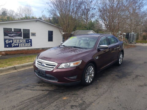 2011 Ford Taurus for sale at TR MOTORS in Gastonia NC