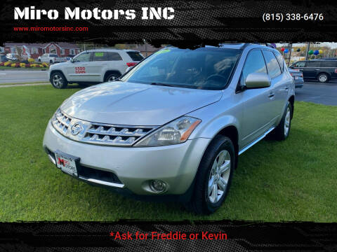 2006 Nissan Murano for sale at Miro Motors INC in Woodstock IL