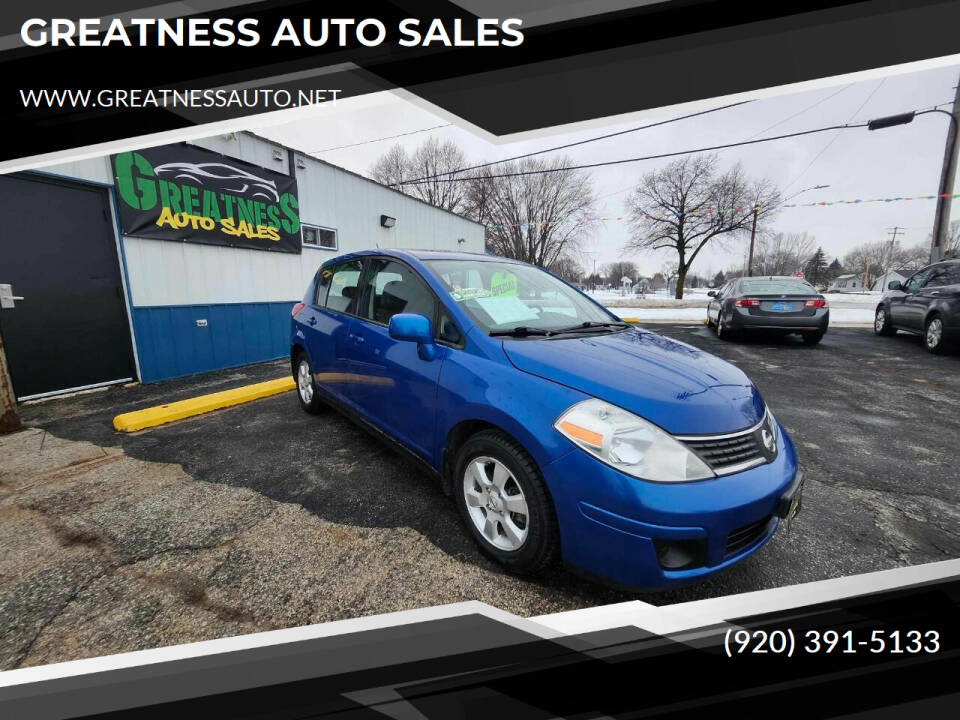 2008 Nissan Versa for sale at GREATNESS AUTO SALES in Green Bay, WI