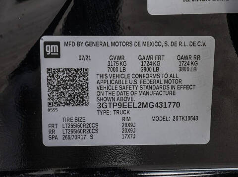 2021 GMC Sierra 1500