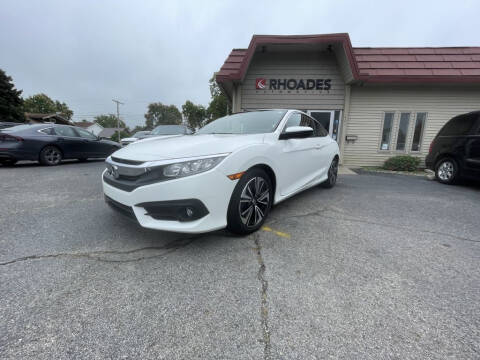 2016 Honda Civic for sale at Rhoades Automotive Inc. in Columbia City IN