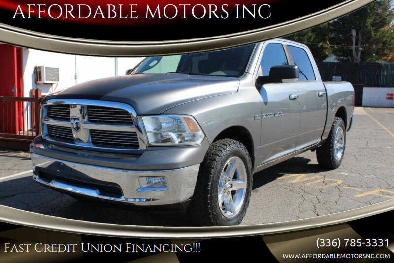 2011 RAM Ram Pickup 1500 for sale at AFFORDABLE MOTORS INC in Winston Salem NC
