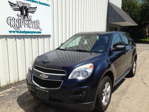 2015 Chevrolet Equinox for sale at Team Knipmeyer in Beardstown IL