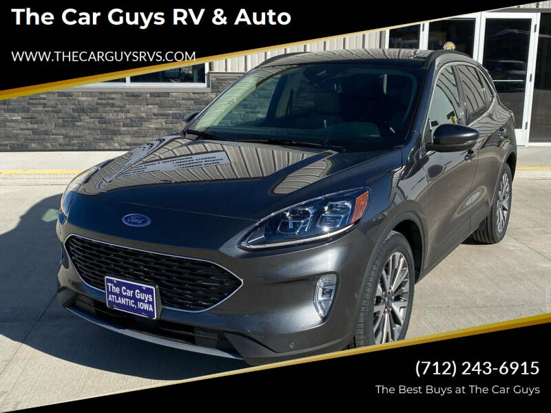 2020 Ford Escape for sale at The Car Guys RV & Auto in Atlantic IA